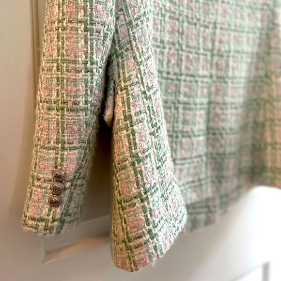 SOLD 💟 ZARA Double-breasted Textured Weave Size Large - Picture 10 of 16